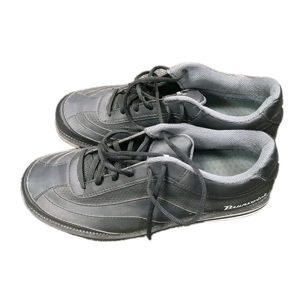 Brunswick Rampage Black Mens Bowling Shoes WIDE WIDTH Size 11.5